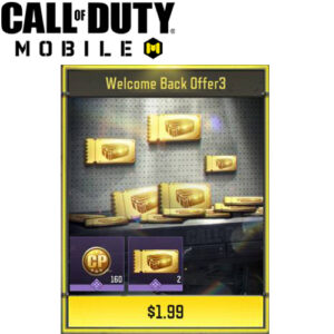 آفر Welcome Back Offer 3